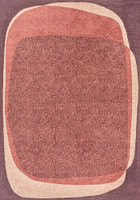 purple abstract eco rug portrait