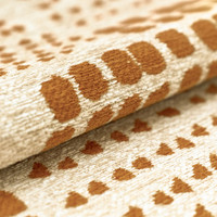 brown abstract eco rug closeup detail
