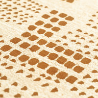 brown abstract eco rug closeup detail