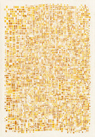 yellow abstract rug portrait