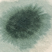 green abstract rug closeup detail