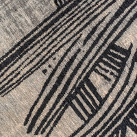 grey abstract rug closeup detail