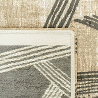 slate abstract rug closeup corner fold