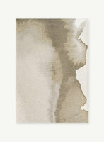 beach abstract eco rug portrait