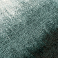 blue abstract rug closeup detail
