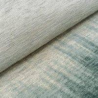 blue abstract rug closeup detail