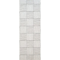 ivory black scandi rug runner portrait