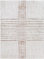 brown ivory scandi rug portrait