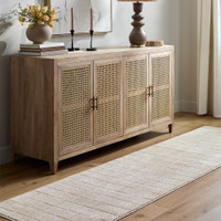 beige brown rug  in a room with matching decor