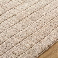 beige rug closeup detail