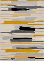 multicolour abstract rug portrait