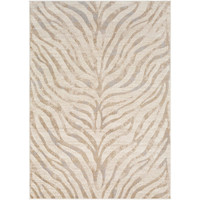 grey zebra pattern rug portrait