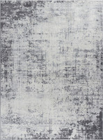 grey abstract rug portrait