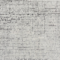 ivory black scandi rug closeup detail