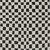 ivory black scandi rug closeup detail