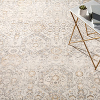 ivory traditional rug closeup detail