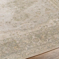 camel traditional rug closeup detail