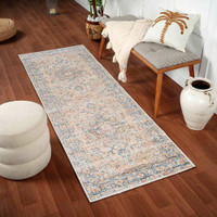beige traditional rug in a room with matching decor