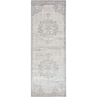 grey traditional rug portrait