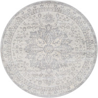 grey traditional rug portrait