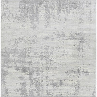 grey abstract rug portrait