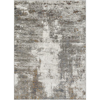 grey abstract rug portrait