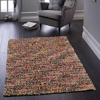 On Sale Origins Rocks Chunky Rainbow Multi Wool Rug 160x230cm
