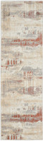 grey rust calvin klein rug portrait