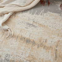 grey rust calvin klein rug closeup detail