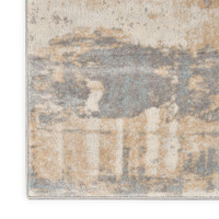 ivory seaglass calvin klein rug closeup corner on white background