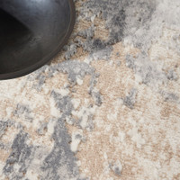 ivory grey calvin klein rug closeup detail