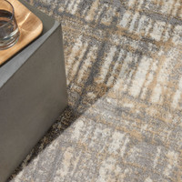 ivory grey calvin klein rug closeup detail