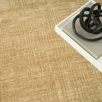 taupe abstract rug closeup detail