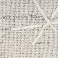 grey calvin klein rug closeup detail