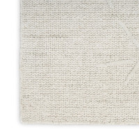 grey ivory calvin klein rug closeup corner on white background
