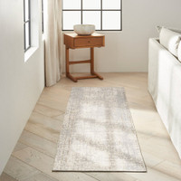 grey calvin klein rug in a room with matching decor