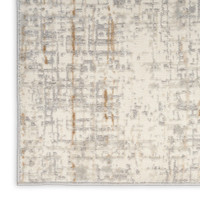 grey calvin klein rug closeup corner on white background