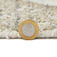 ivory mink abstract rug pile thickness