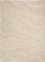 beige abstract rug portrait