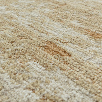 copper abstract rug closeup detail