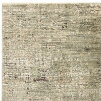 green abstract rug closeup corner