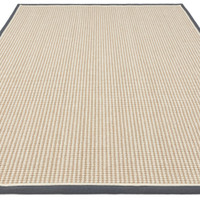 cream wool jute rug portrait