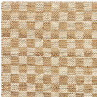 natural jute rug closeup corner