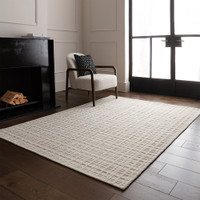 Thatch Ecru Wool Rug