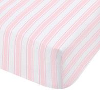On Sale Bianca Check and Stripe Pink Single Fitted Sheet