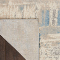 Solace SLA08 Ivory Grey Blue Rug