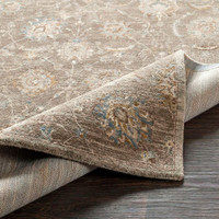 Arda Vintage Traditional Brown Rug