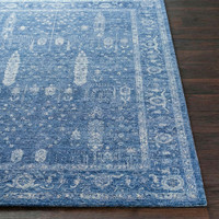 Cyrus Vintage Traditional Blue Rug