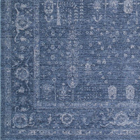 Cyrus Vintage Traditional Blue Rug