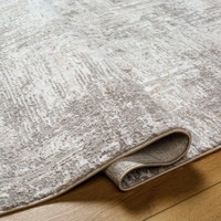 Allegro Abstract Modern Marble Ivory Beige Rug